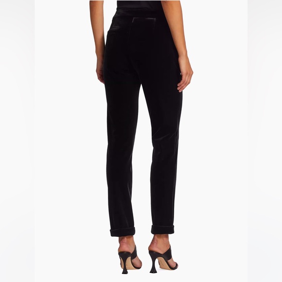 Chiara Boni La Petite Robe Lisbeth Velvet Pants Size 8 NWT - Picture 3 of 7